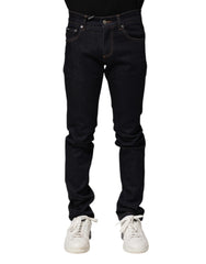 Dolce & Gabbana Black Cotton Skinny Men Denim Jeans - IT44 | XS - Jeans
