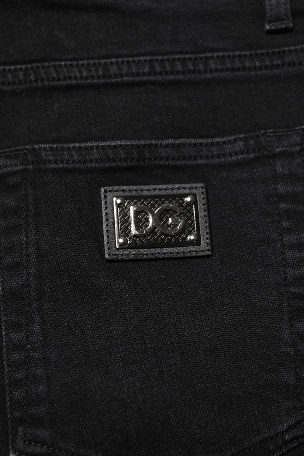 Dolce & Gabbana Black Cotton Skinny Men Denim Jeans - IT44 | XS - Jeans