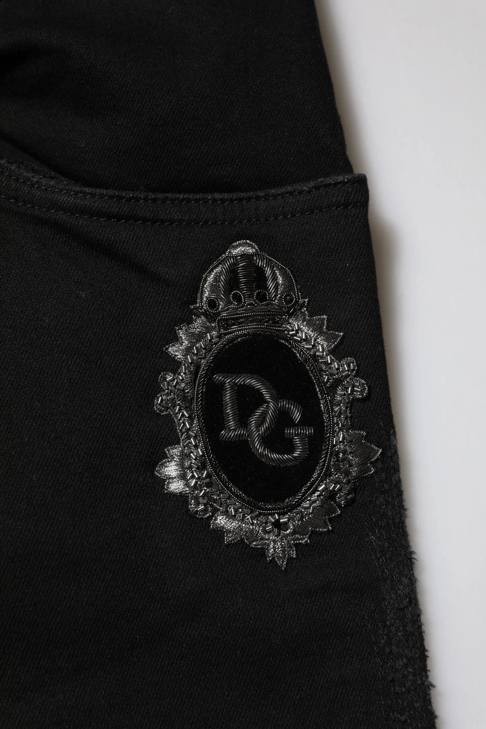 Dolce & Gabbana Black Cotton Skinny Men Denim Jeans - IT58 | XXL - Jeans