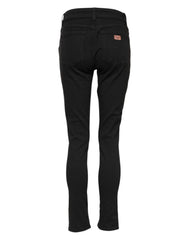 Dolce & Gabbana Black Cotton Skinny Mid Waist Denim Jeans - Jeans