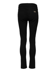 Dolce & Gabbana Black Cotton Skinny Mid Waist Denim Jeans - IT38 | XS