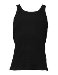 Dolce & Gabbana Black Cotton Sleeveless Underwear Tank T-shirt - IT7 | XL - Men’s Undershirts