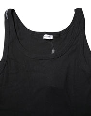 Dolce & Gabbana Black Cotton Sleeveless Underwear Tank T-shirt - IT7 | XL - Men’s Undershirts
