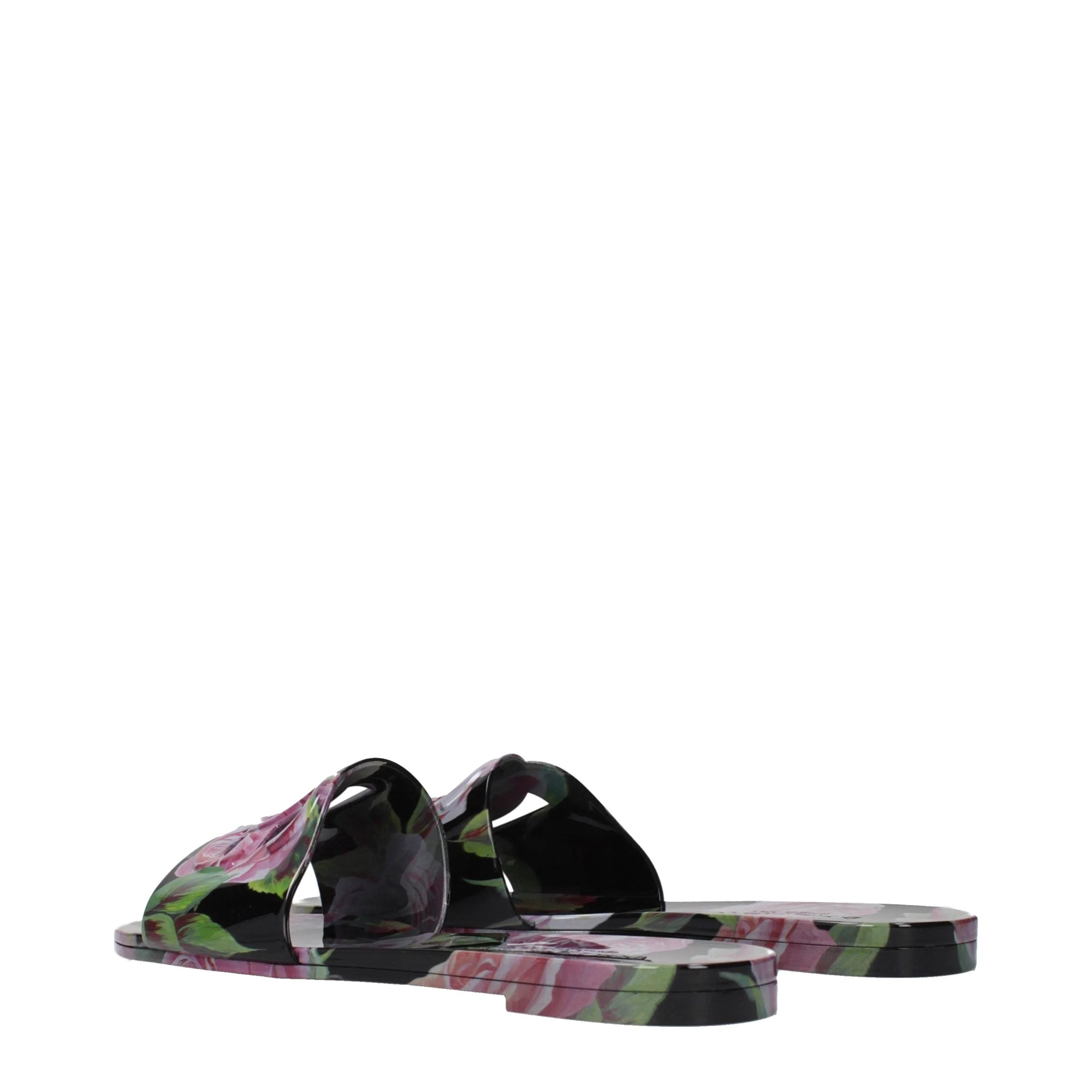 Dolce & Gabbana Black Cotton Slippers - EU36/US6