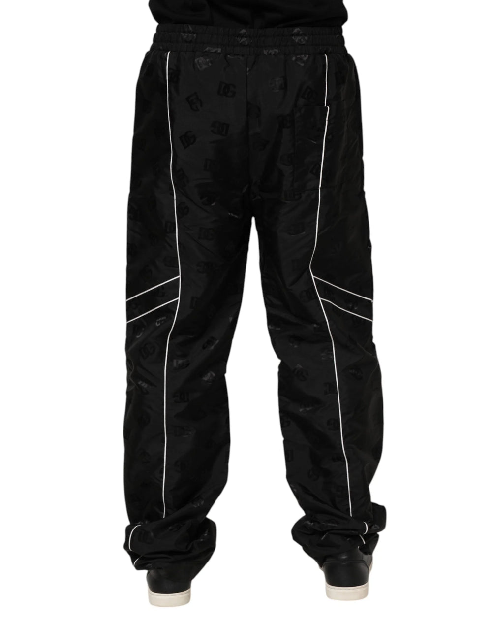 Dolce & Gabbana Black Cotton Straight Jogger Sweatpants Pants - IT48 | M - Joggers