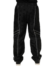 Dolce & Gabbana Black Cotton Straight Jogger Sweatpants Pants - IT48 | M - Joggers