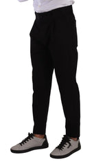 Dolce & Gabbana Black Cotton Stretch Chinos Trouser Jeans - IT48 | M - Jeans