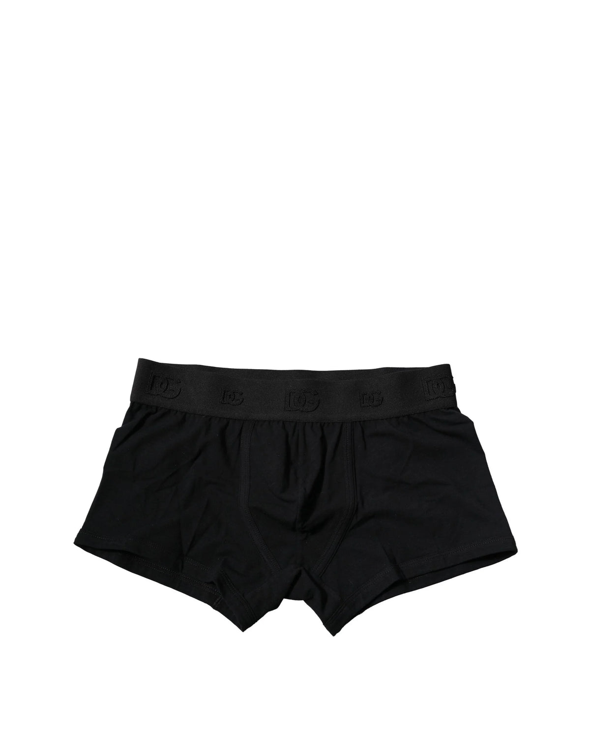 Dolce & Gabbana Black Cotton Stretch Regular Boxer Underwear - IT4 | S - Boxer Briefs