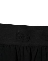 Dolce & Gabbana Black Cotton Stretch Regular Boxer Underwear - IT4 | S - Boxer Briefs