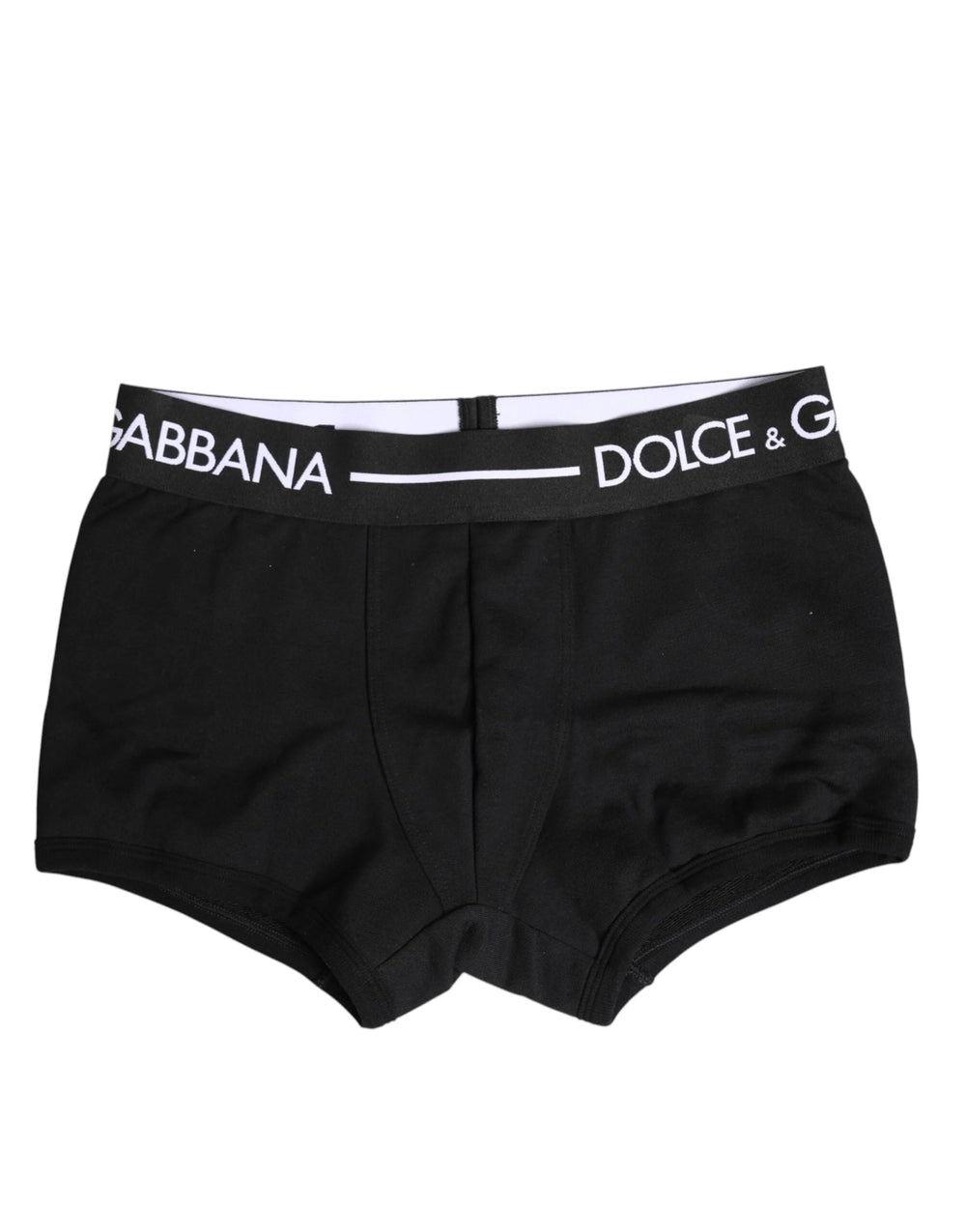 Dolce & Gabbana Black Cotton Stretch Regular Boxer Underwear - IT4 | S - Boxer Briefs
