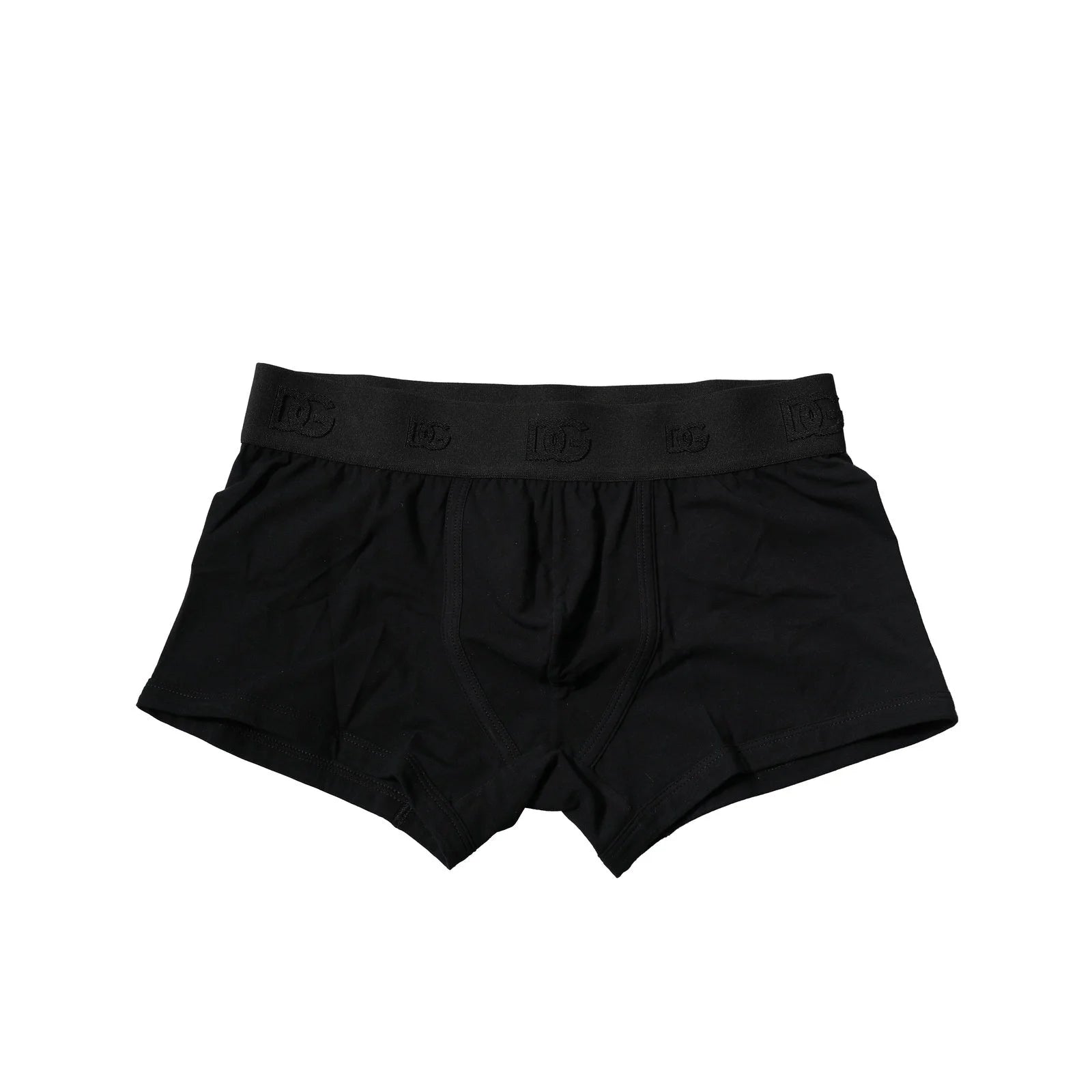 Dolce & Gabbana Black Cotton Stretch Regular Boxer Underwear - IT4 | S - Boxer Briefs