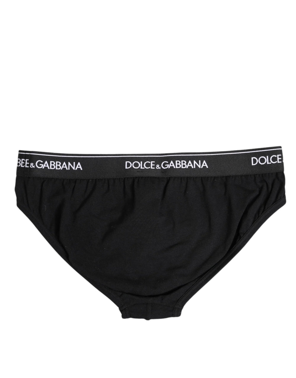 Dolce & Gabbana Black Cotton Stretch Regular Brief Underwear - IT4 | S - Briefs