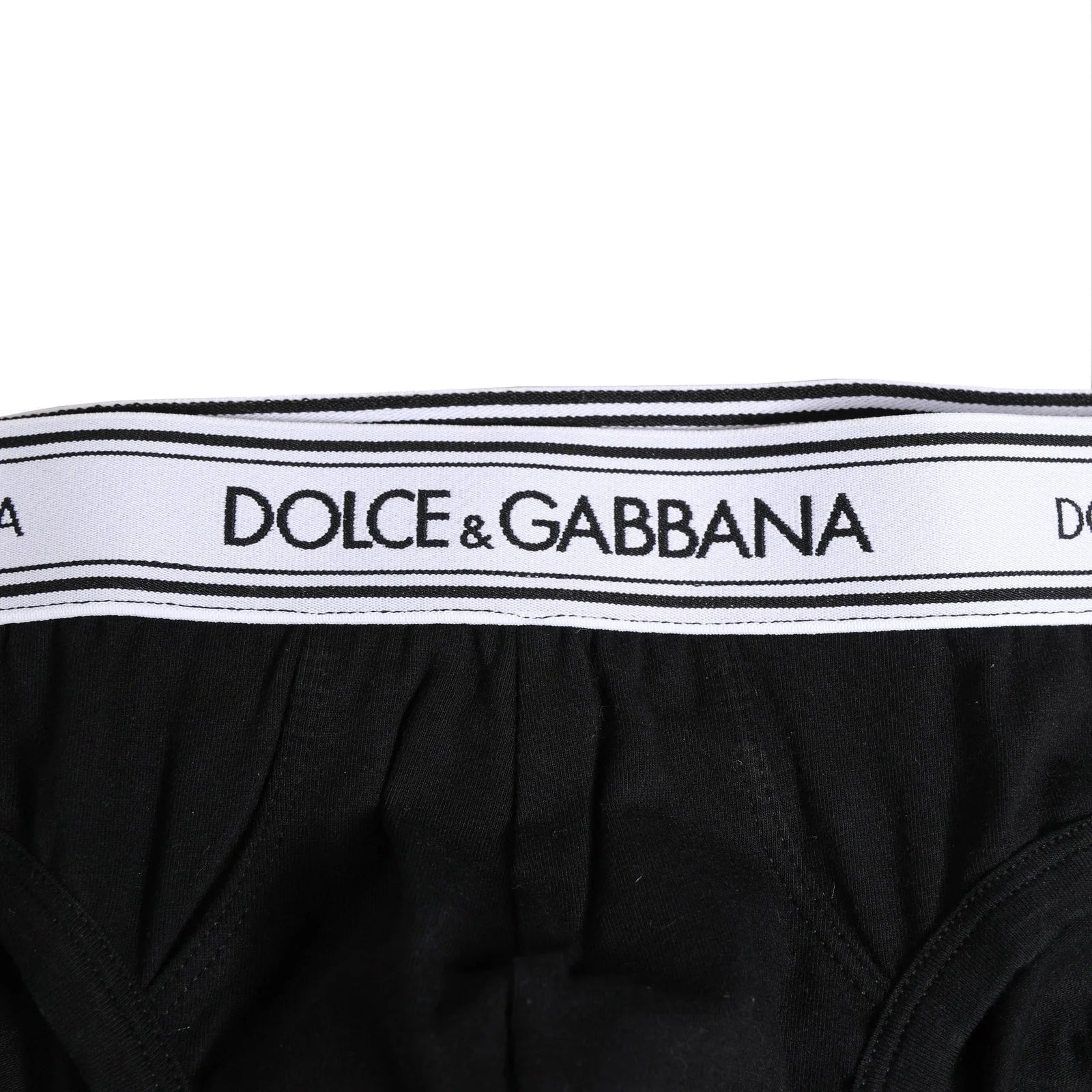 Dolce & Gabbana Black Cotton Stretch Regular Brief Underwear - IT4 | S