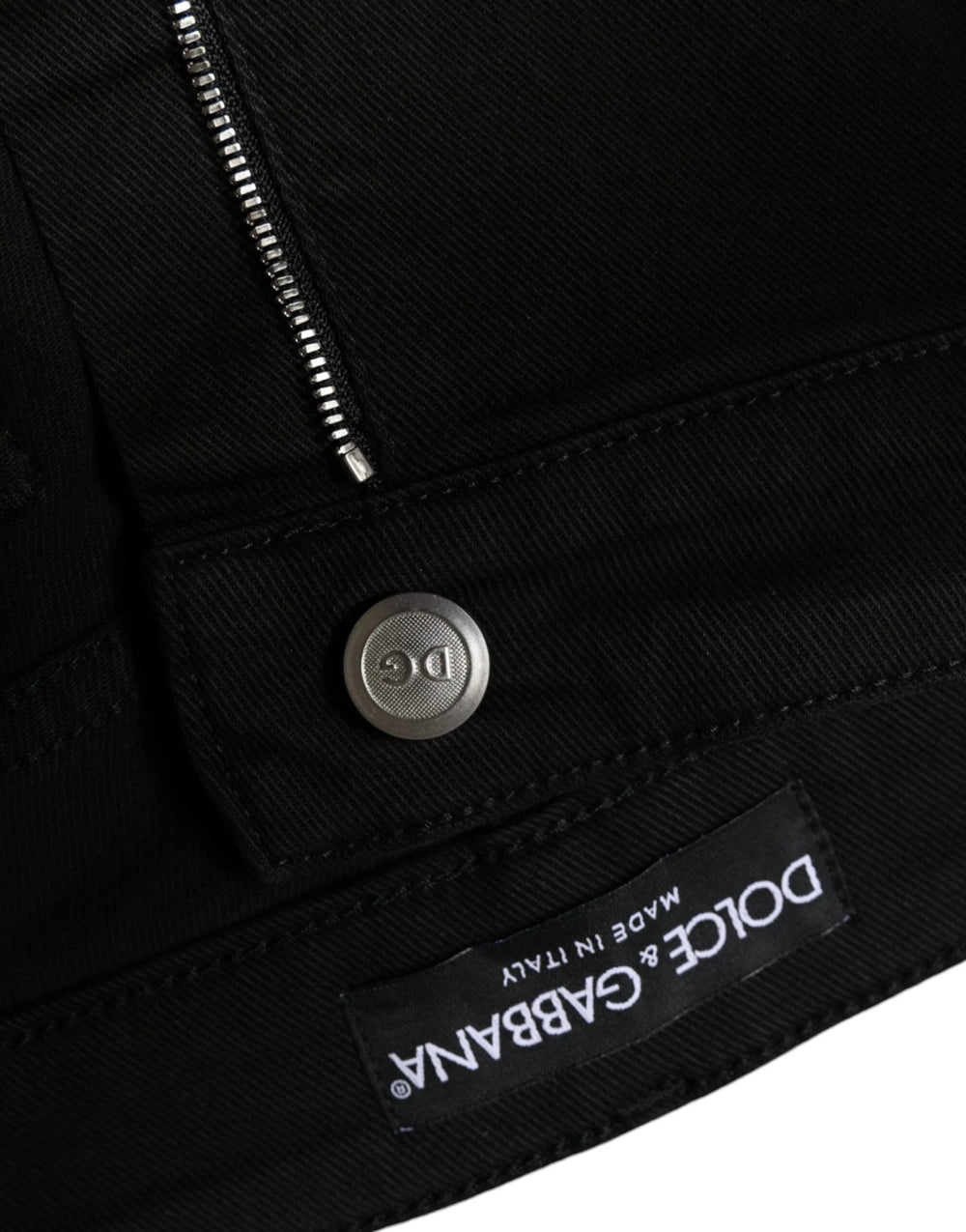 Dolce & Gabbana Black Cotton Stretch Skinny Denim Jeans - IT46|XL - Jeans