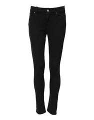Dolce & Gabbana Black Cotton Stretch Slim Fit Denim Jeans - IT36|XXS - Jeans