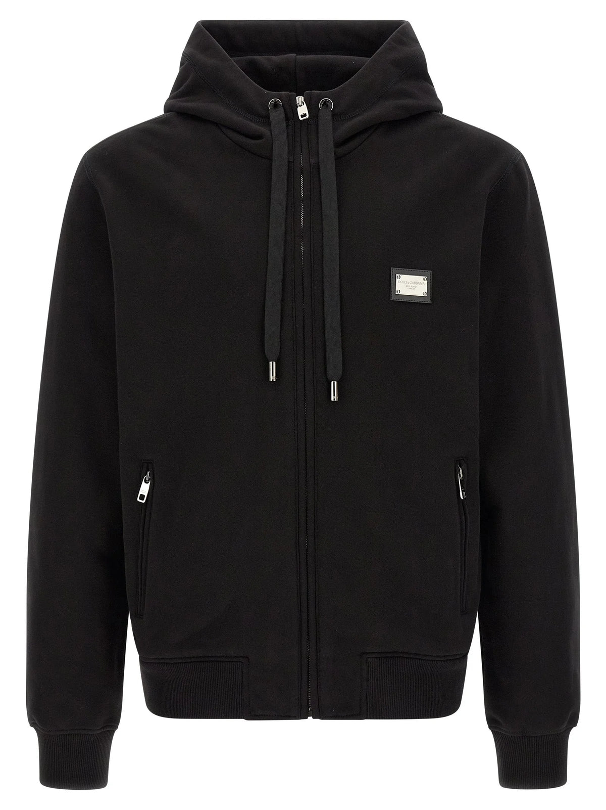 Dolce & Gabbana Black Cotton Sweatshirt