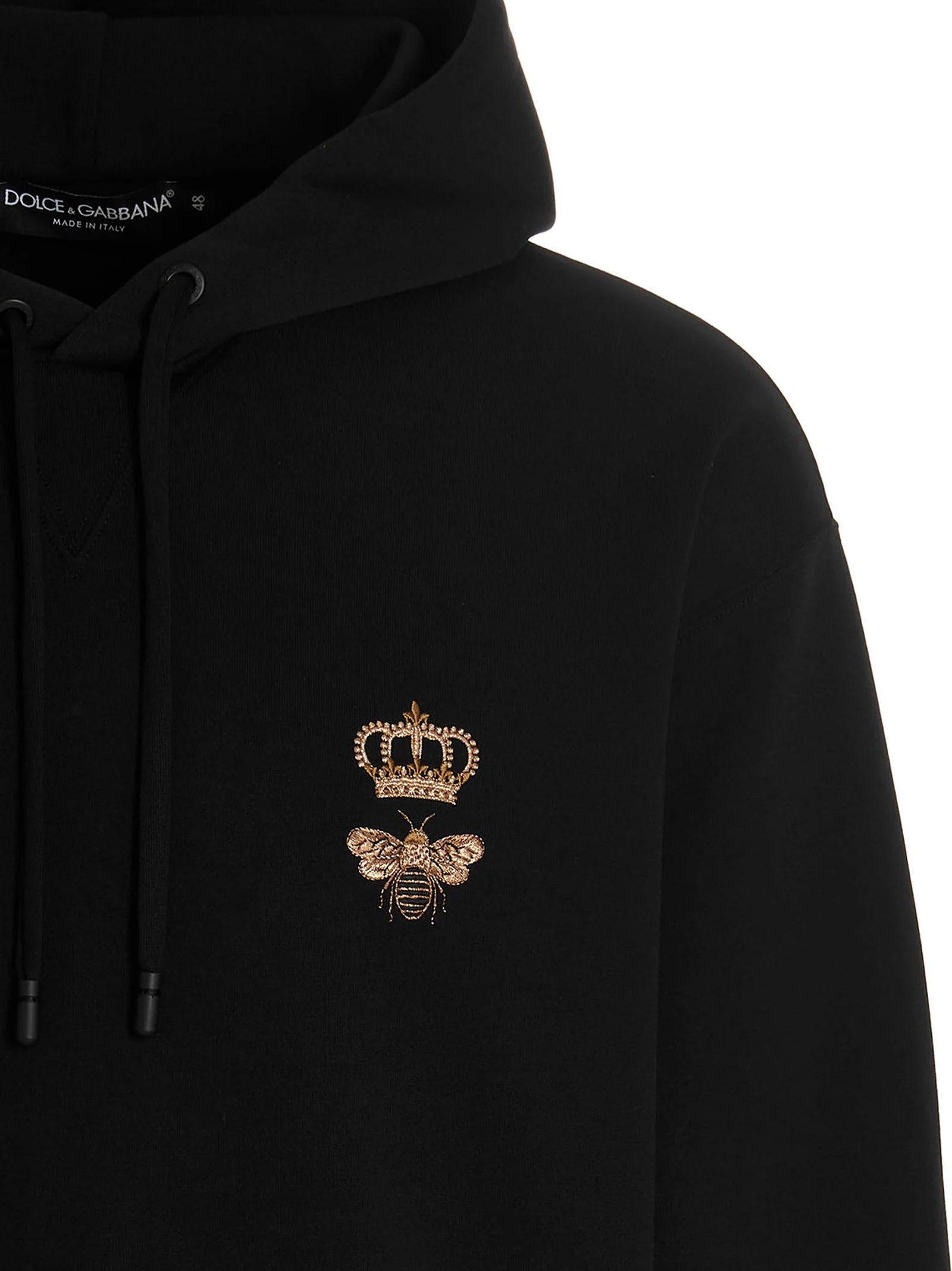 Dolce & Gabbana Black Cotton Sweatshirt - IT58 | 4XL