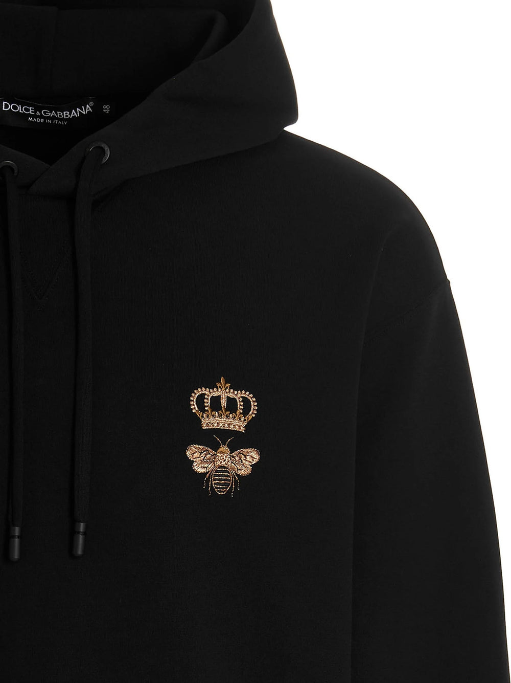 Dolce & Gabbana Black Cotton Sweatshirt - IT58 | 4XL