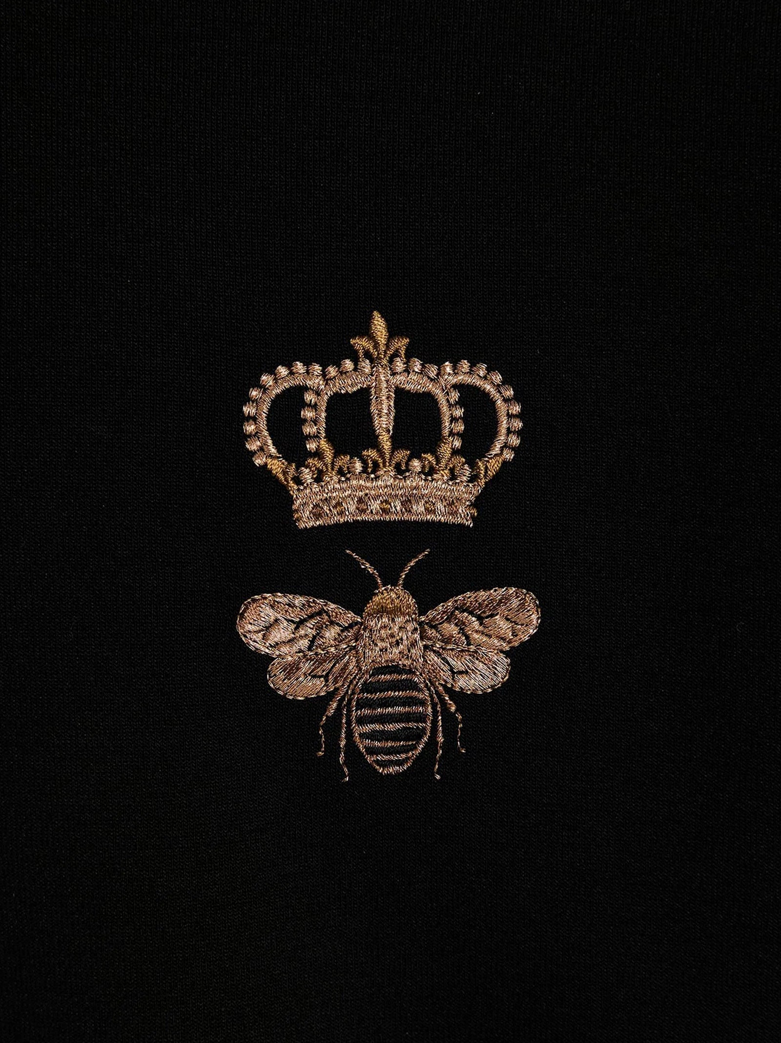 Dolce & Gabbana Black Cotton Sweatshirt - IT58 | 4XL