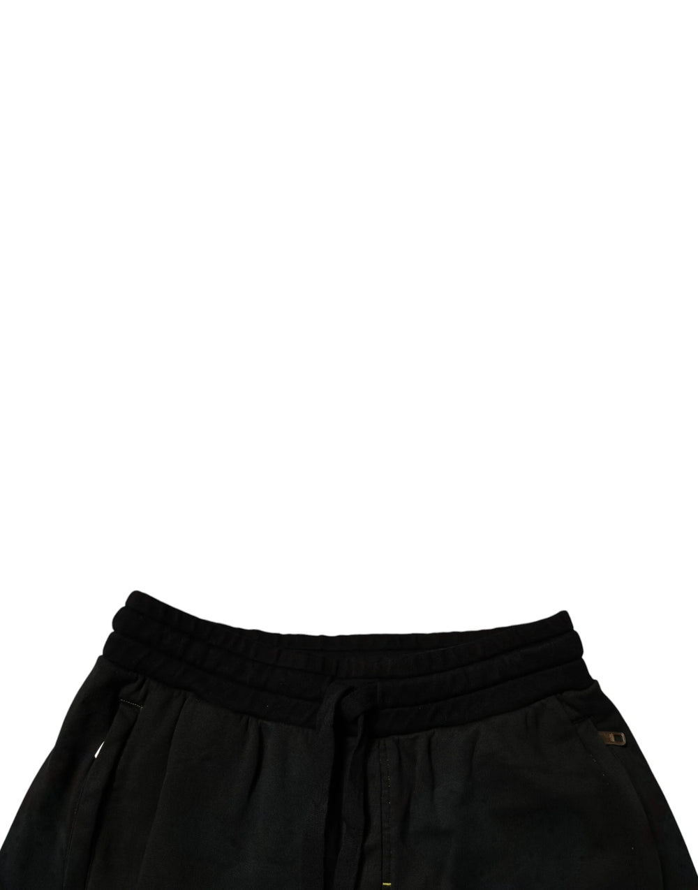 Dolce & Gabbana Black Cotton Sweatshorts Men Bermuda Shorts - IT48 | M - Bermudas