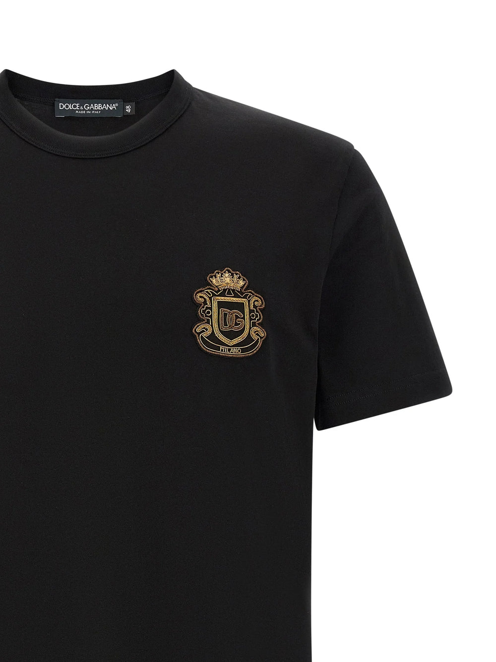 Dolce & Gabbana Musta Puuvillapaita