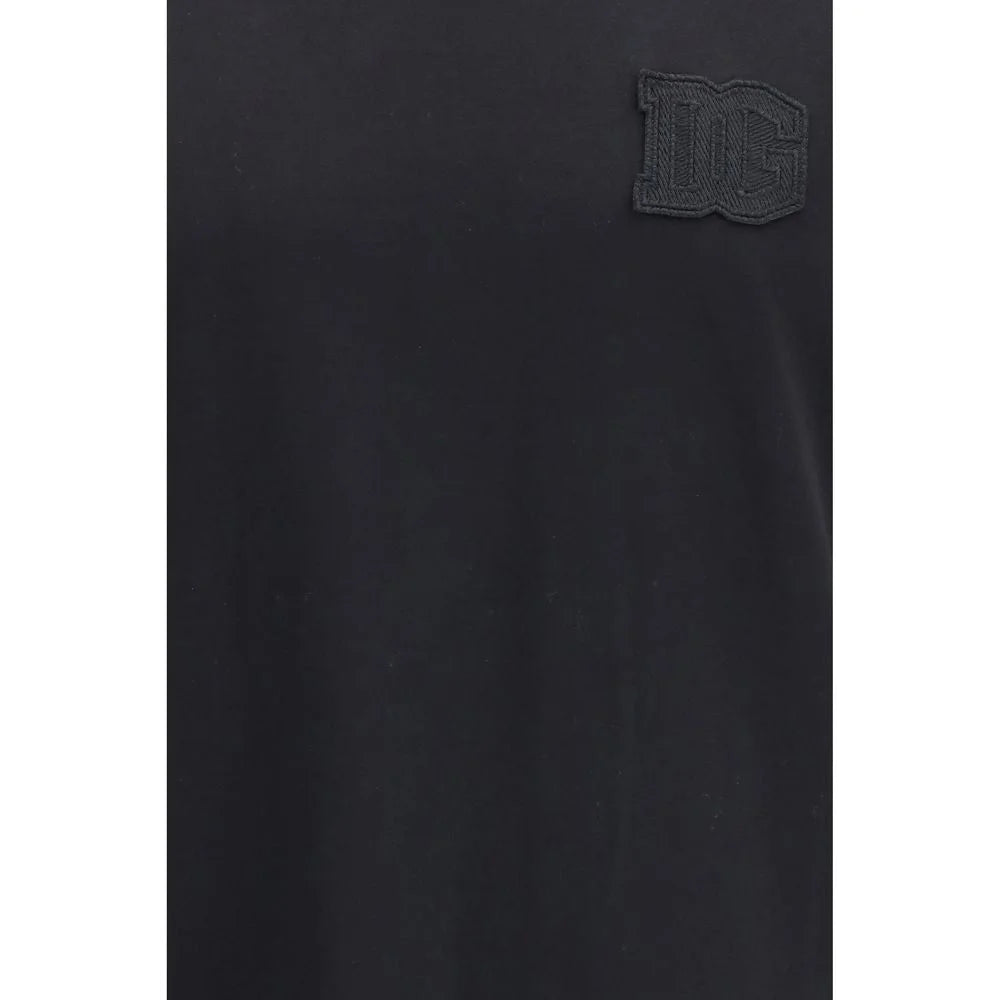 Dolce & Gabbana Svart Bomullst-shirt