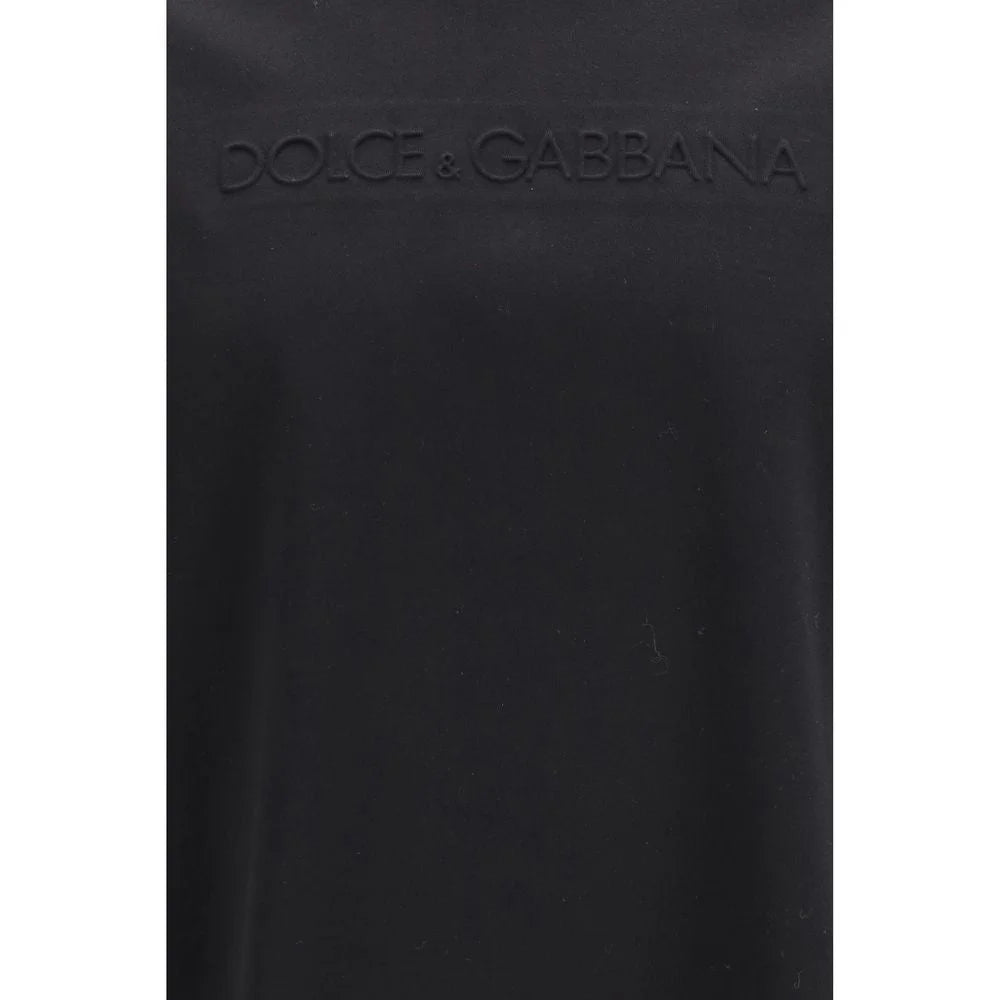 Dolce & Gabbana Fekete Pamut T-Shirt - IT48 | M