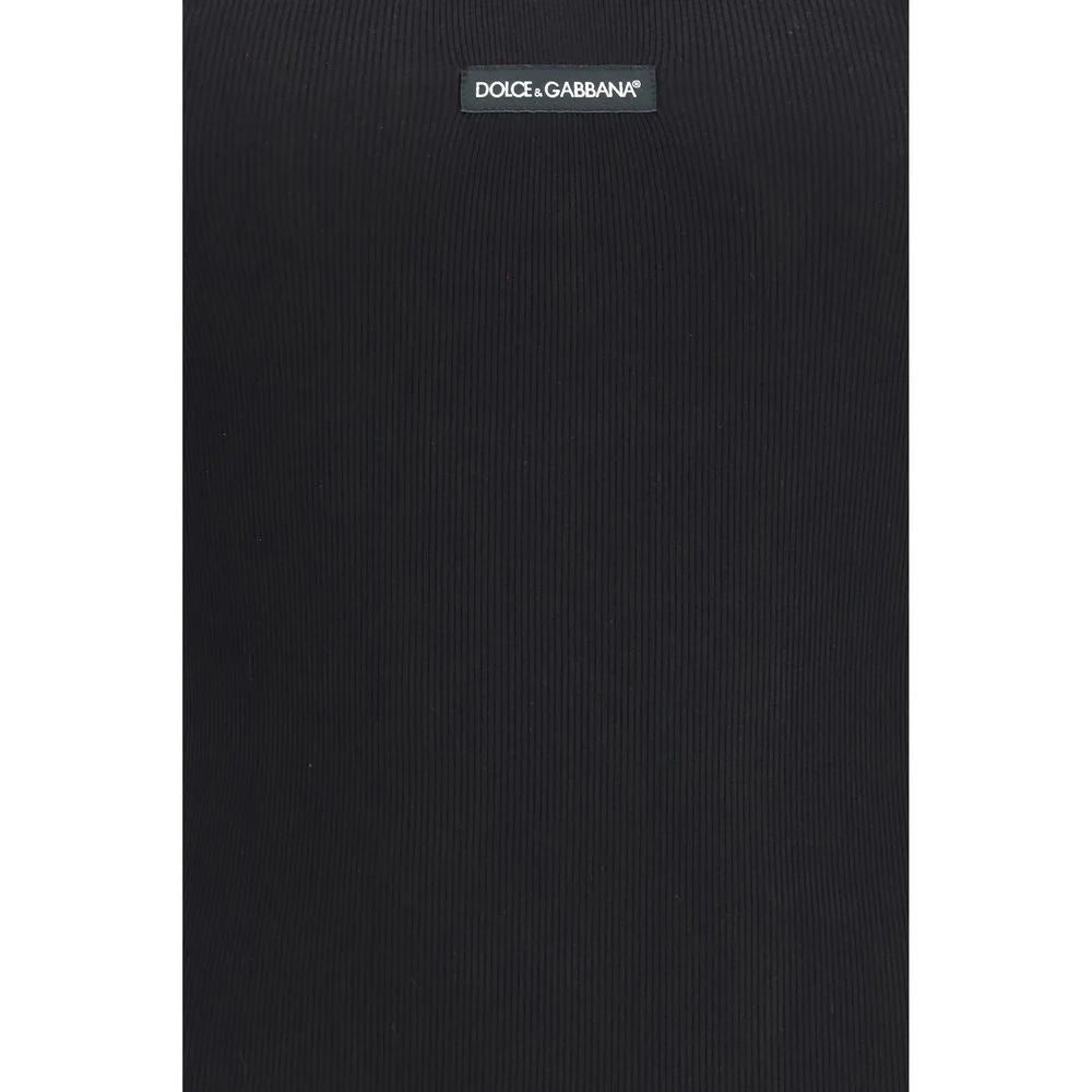 Dolce & Gabbana Μαύρο Βαμβακερό Τοπ