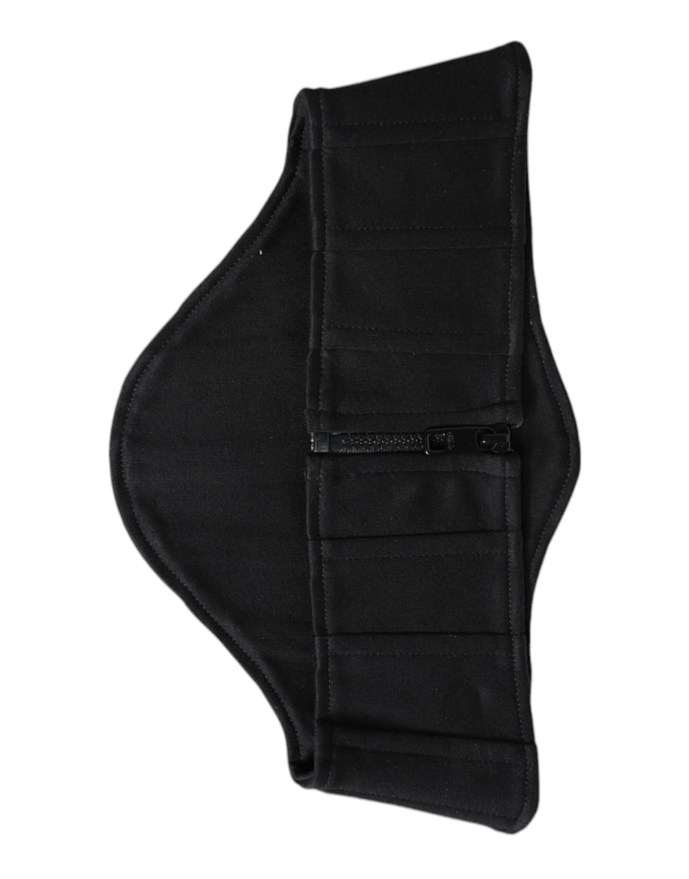 Dolce & Gabbana Black Cotton Waist Tuxedo Belt Cummerbund - IT40|S - Sashes