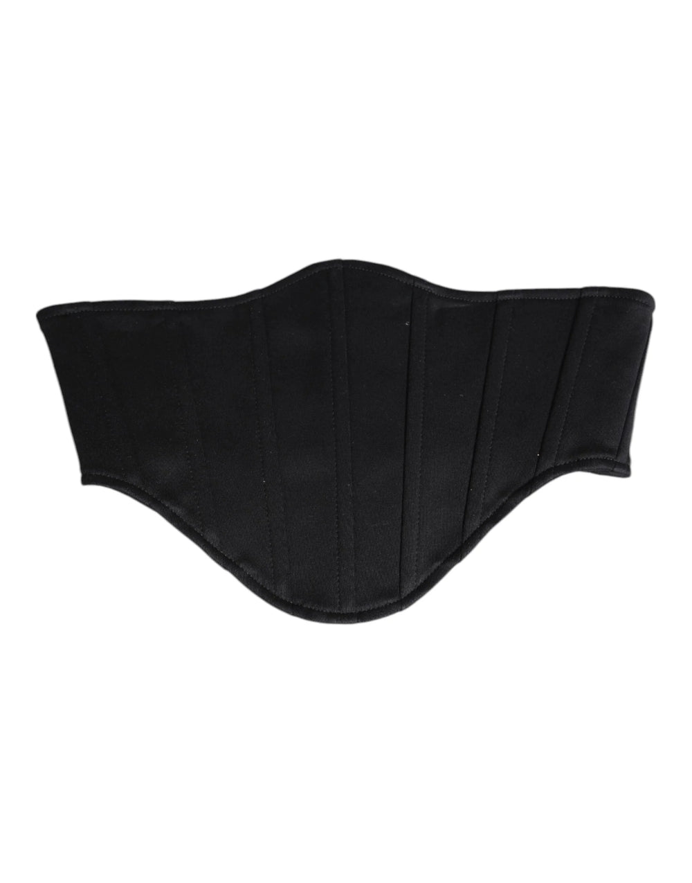 Dolce & Gabbana Black Cotton Waist Tuxedo Belt Cummerbund - IT40|S - Sashes