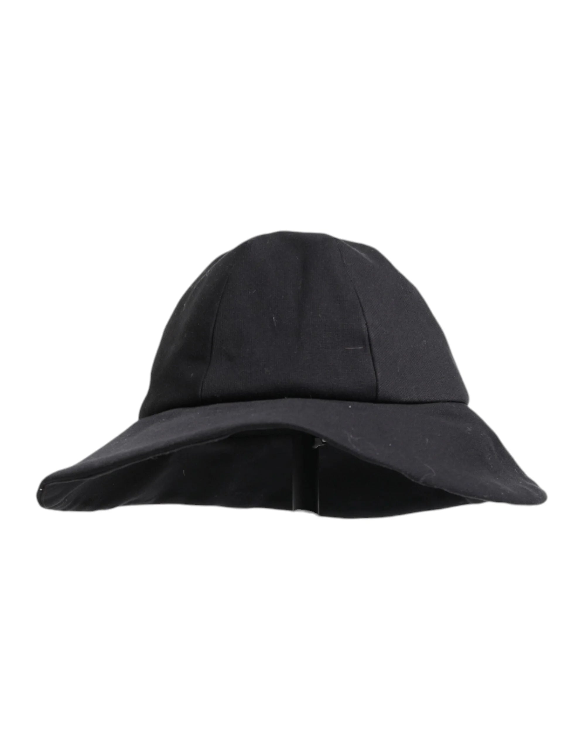 Dolce & Gabbana Black Cotton Wide Brim Bucket Hat - 57 cm|S - Bucket Hats