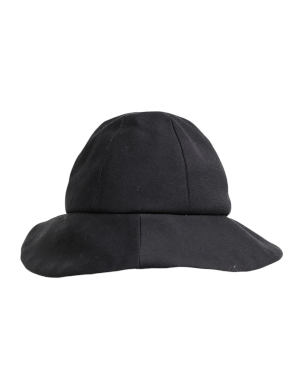 Dolce & Gabbana Black Cotton Wide Brim Bucket Hat - 57 cm|S - Bucket Hats