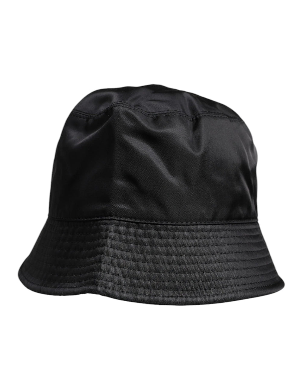 Dolce & Gabbana Black Cotton Wide Brim Bucket Hat - Bucket Hats