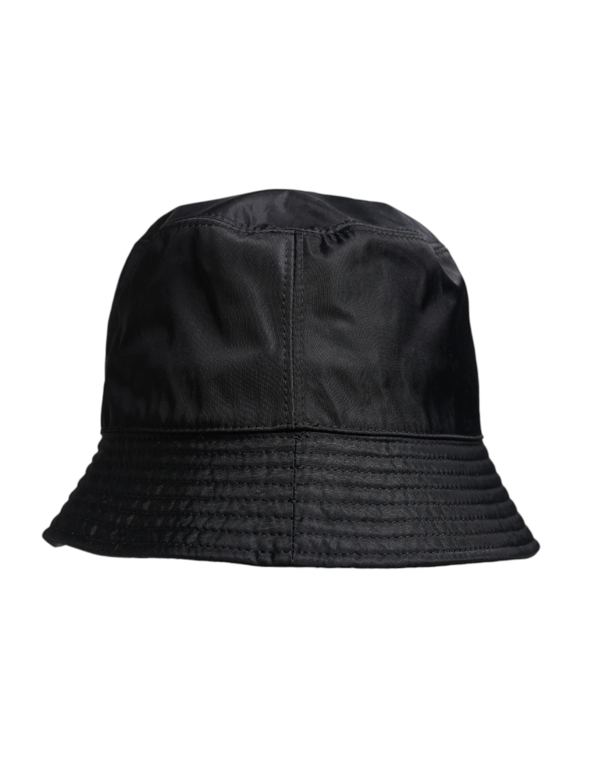 Dolce & Gabbana Black Cotton Wide Brim Bucket Hat - Bucket Hats