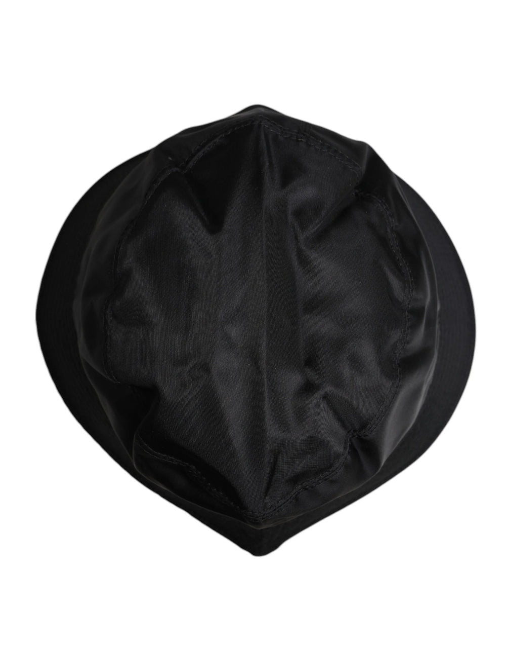 Dolce & Gabbana Black Cotton Wide Brim Bucket Hat - Bucket Hats