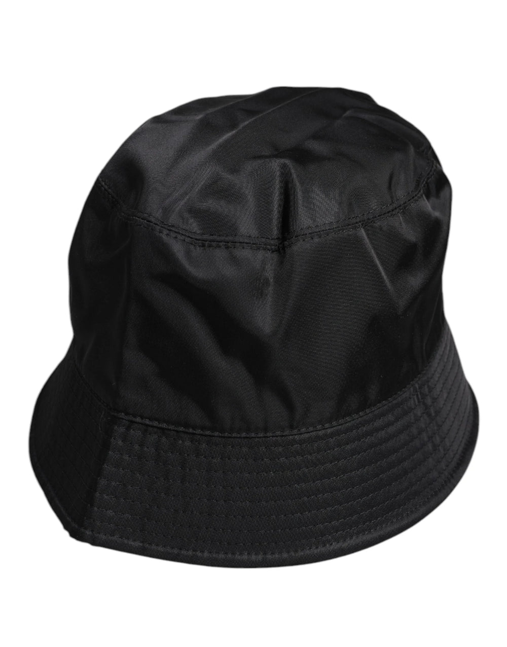 Dolce & Gabbana Black Cotton Wide Brim Bucket Hat - Bucket Hats