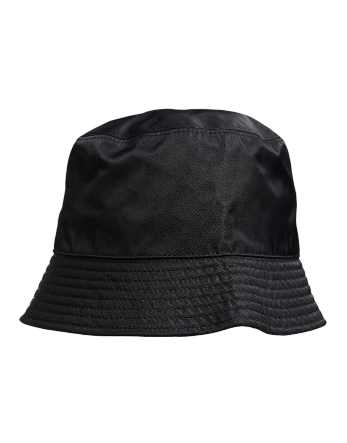 Dolce & Gabbana Black Cotton Wide Brim Bucket Hat - Bucket Hats