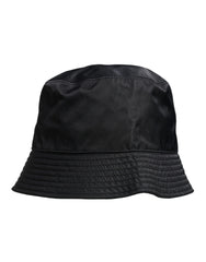 Dolce & Gabbana Black Cotton Wide Brim Bucket Hat - Bucket Hats