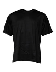 Dolce & Gabbana Black Crew Neck Short Sleeve T-shirt - IT52 | XL - T-Shirts