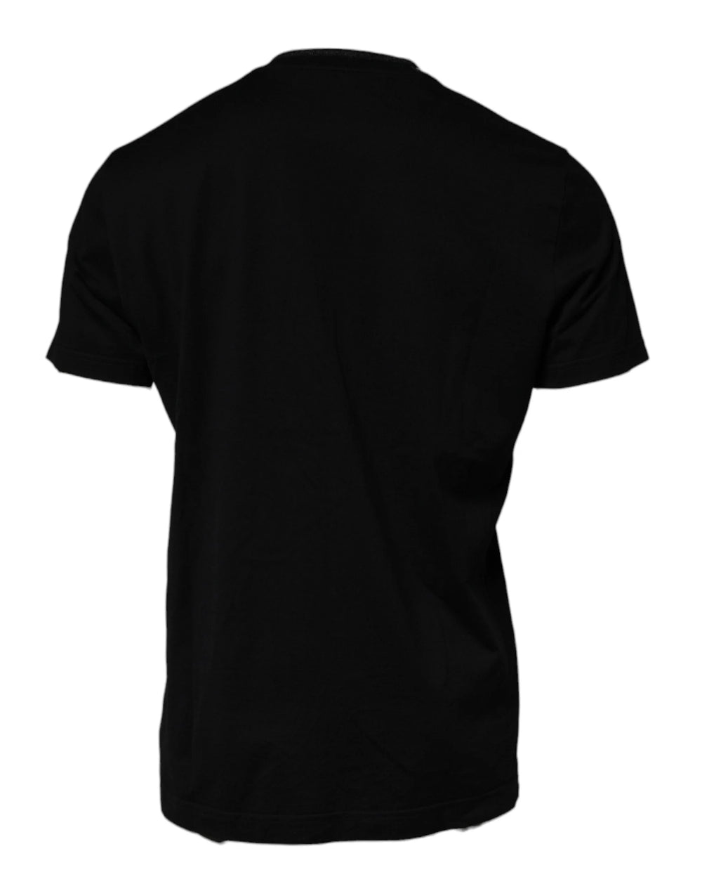 Dolce & Gabbana Black Crew Neck Short Sleeve T-shirt - IT56 | XXL - T-Shirts