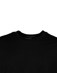 Dolce & Gabbana Black Crew Neck Short Sleeve T-shirt - IT58 | 3XL - T-Shirts