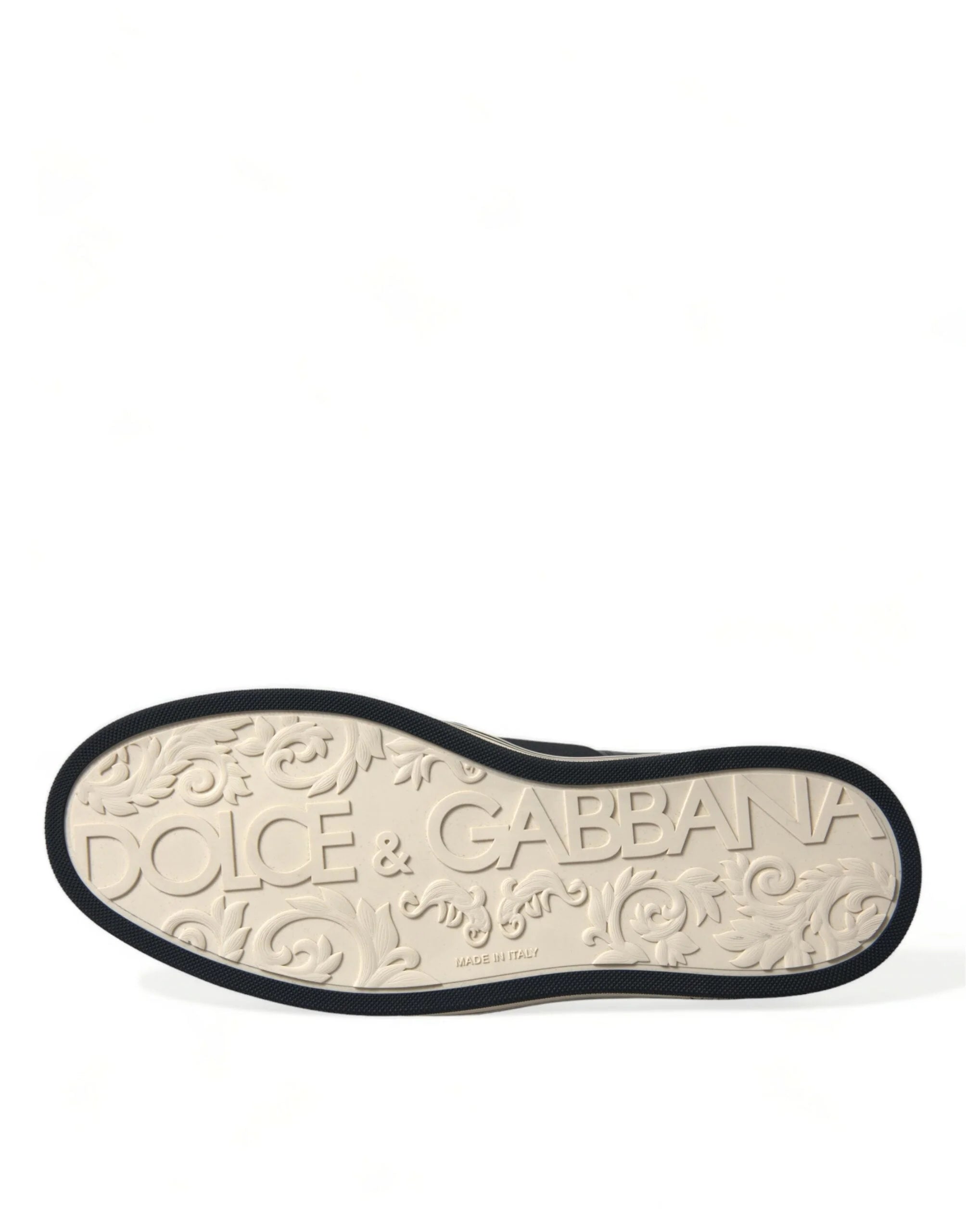 Dolce & Gabbana Black Croc Exotic Leather Sneakers Shoes - EU40/US7