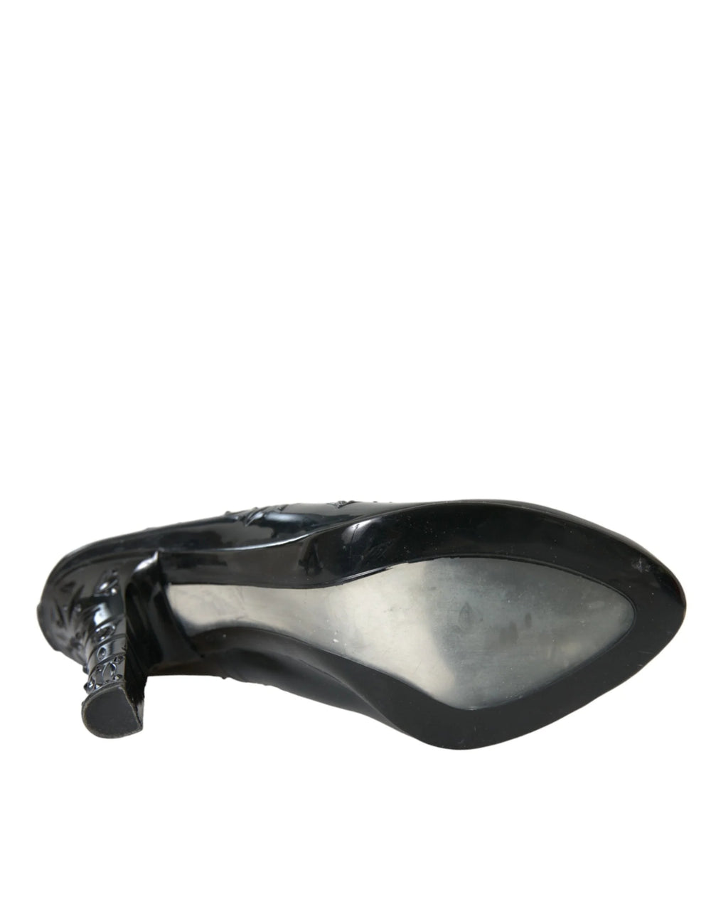 Dolce & Gabbana Black Crystal CINDERELLA Heels Pumps Shoes - EU40/US9.5 - Heels