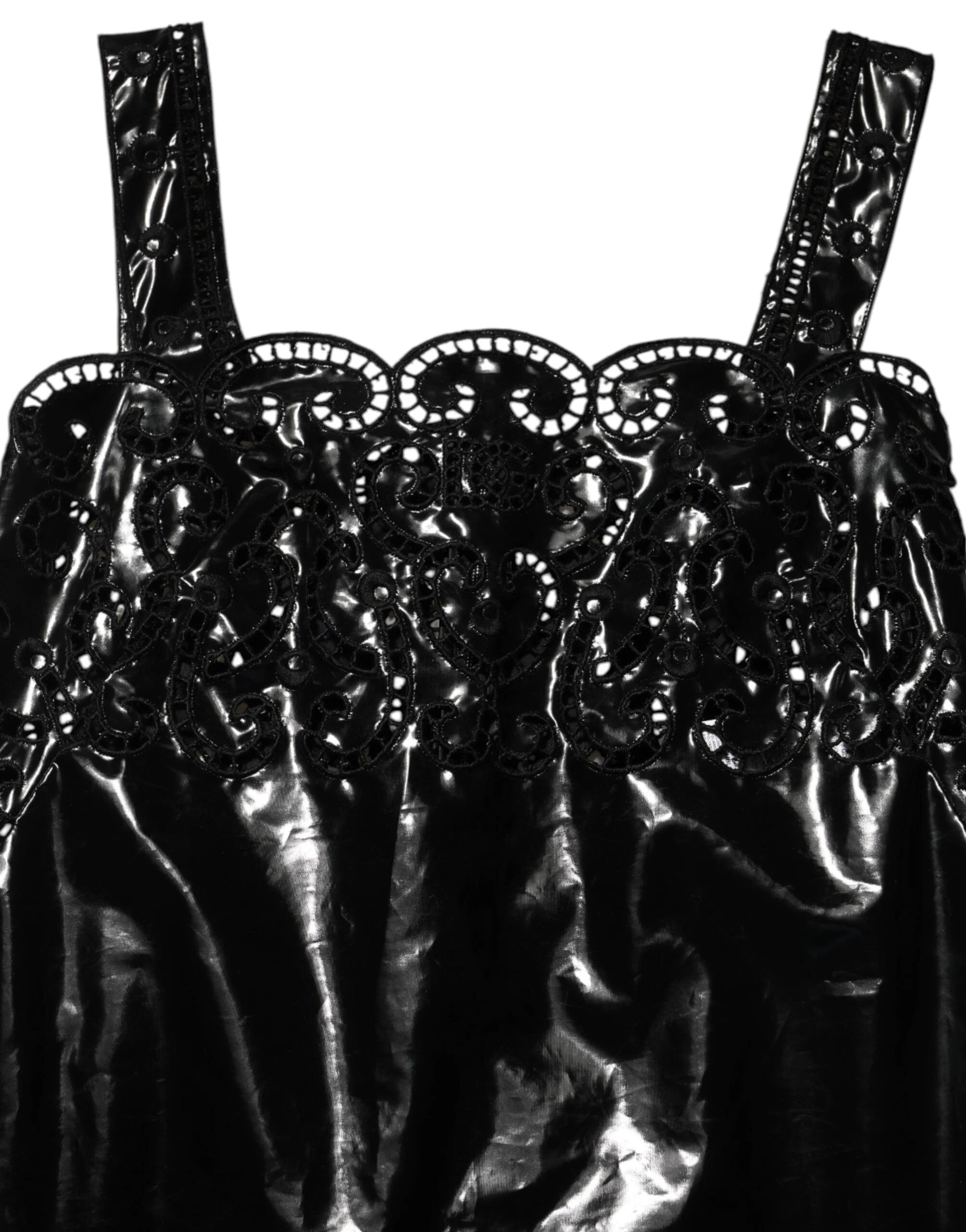 Dolce & Gabbana Black Cut Out A-line Sheath Mini Dress - IT40|S - Dresses