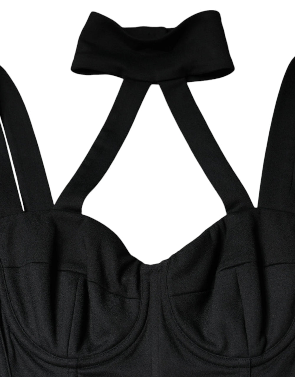 Dolce & Gabbana Black Cut Out Sleeveless Bodycon Mini Dress - IT40|S - Dresses