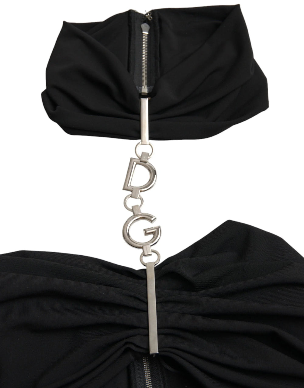 Dolce & Gabbana Black Cut Out Sleeveless Bodycon Mini Dress - IT40|S - Dresses