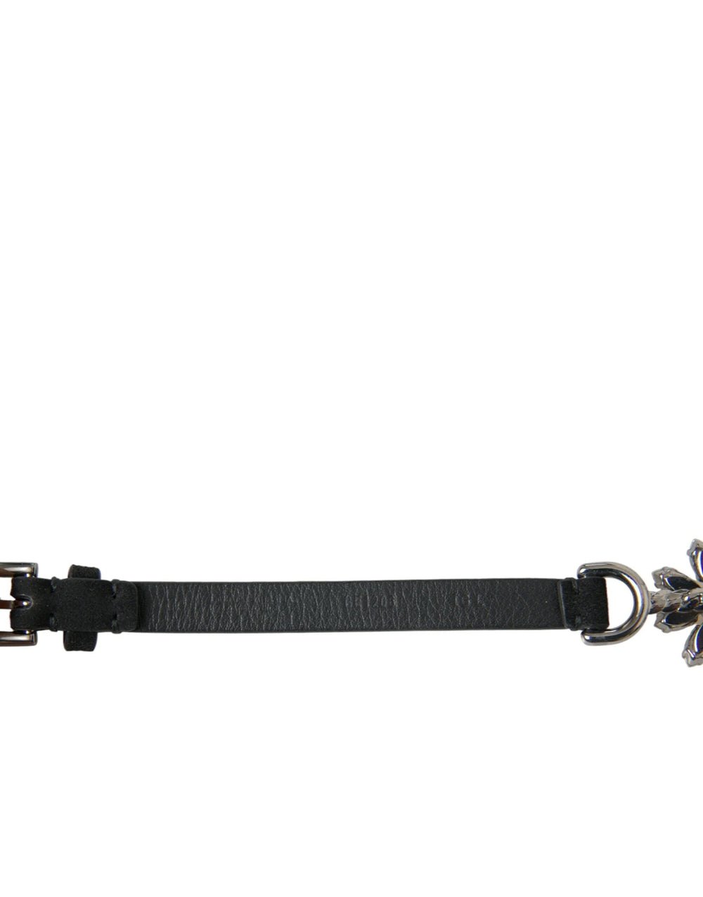 Dolce & Gabbana Black Daisy Crystal Dauphine Waist Belt - 95 cm / 38 Inches - Belts