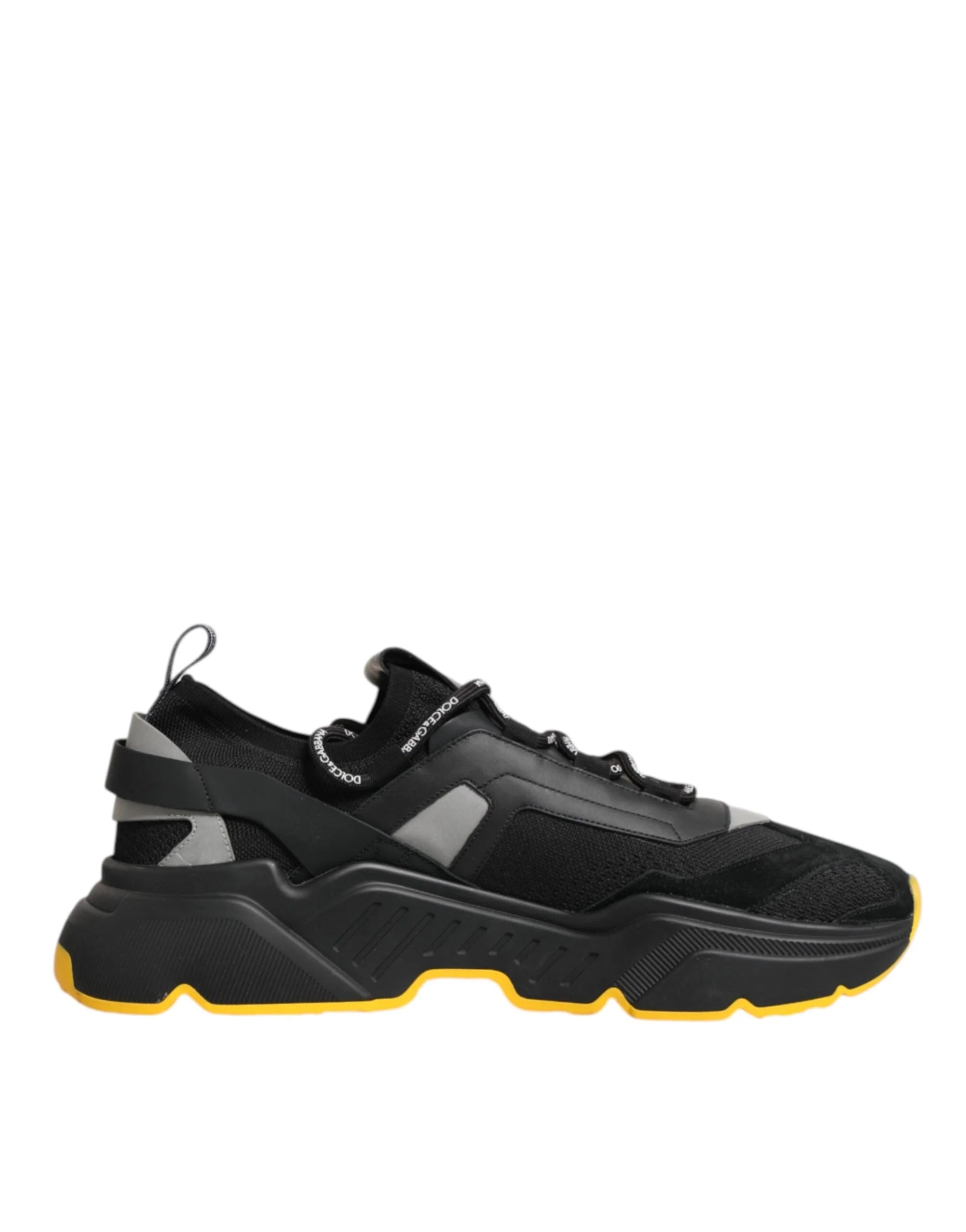 Dolce & Gabbana Black Daymaster Low Top Men Sneakers Shoes - Sneakers