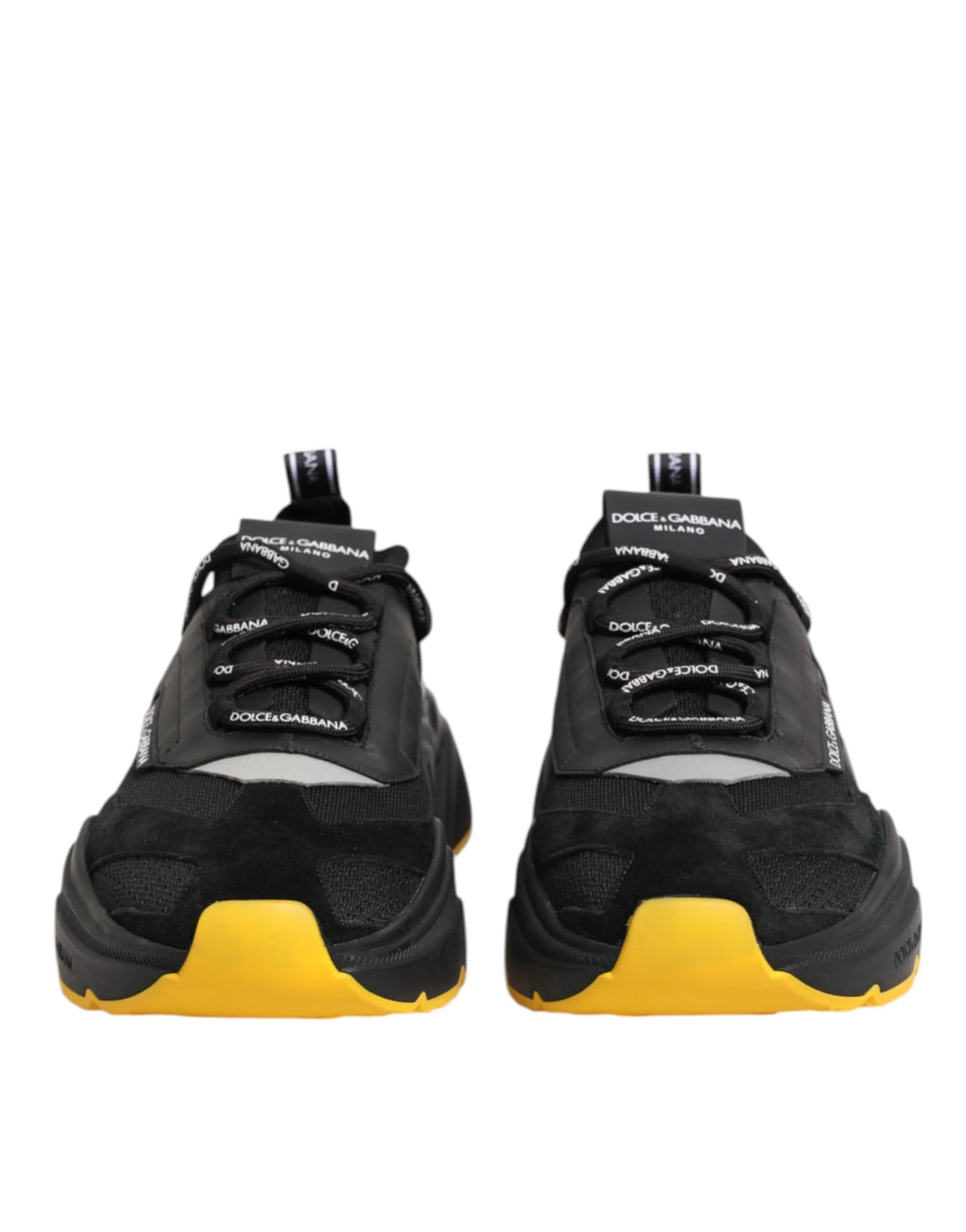 Dolce & Gabbana Black Daymaster Low Top Men Sneakers Shoes - Sneakers