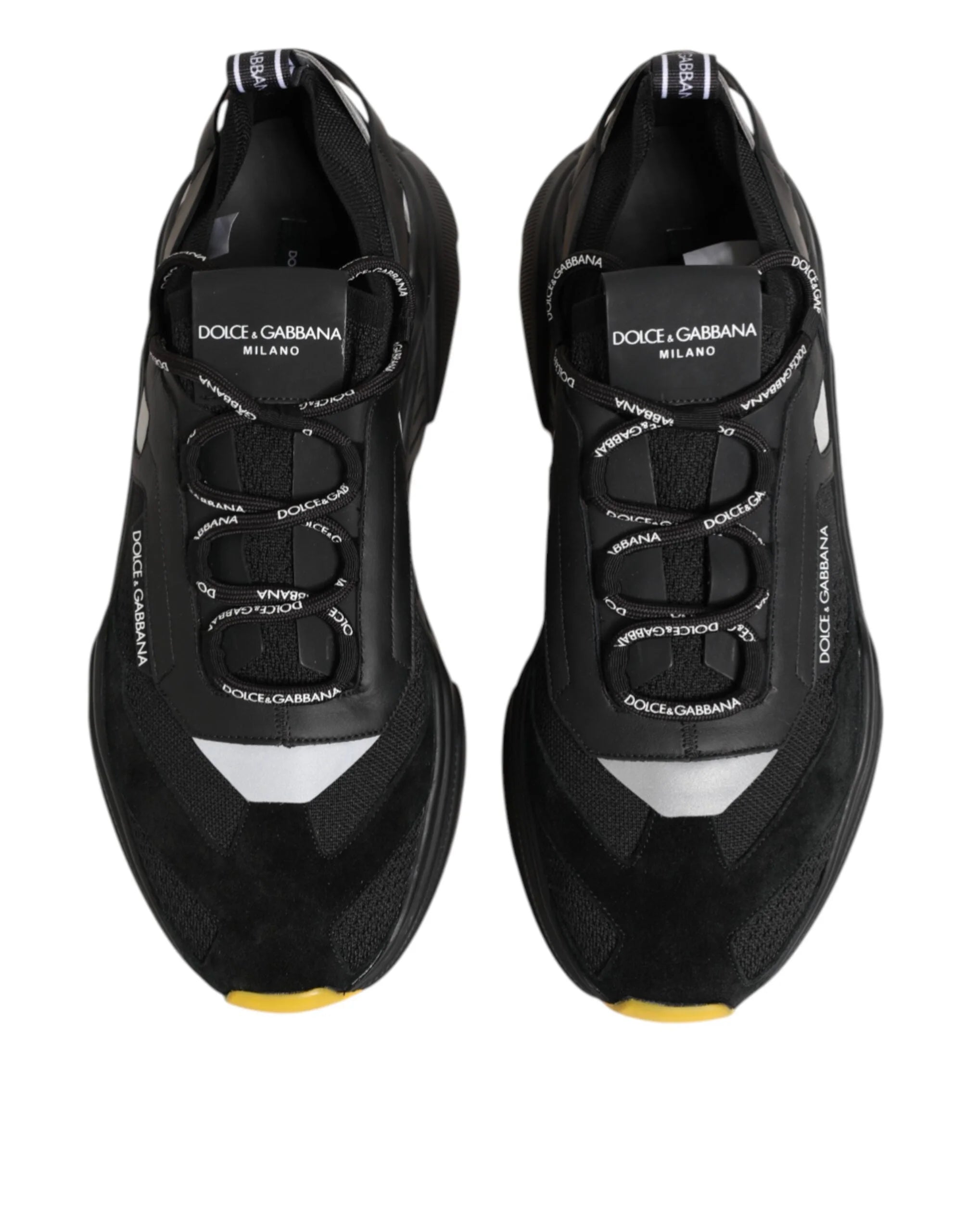Dolce & Gabbana Black Daymaster Low Top Men Sneakers Shoes - Sneakers